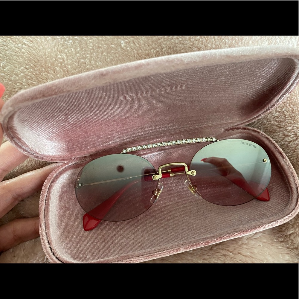MIU MIU Evolution rimless sunglasses 💗🕶💗🕶💗ONLY WORN ONCE & PRICE IS FIRM
